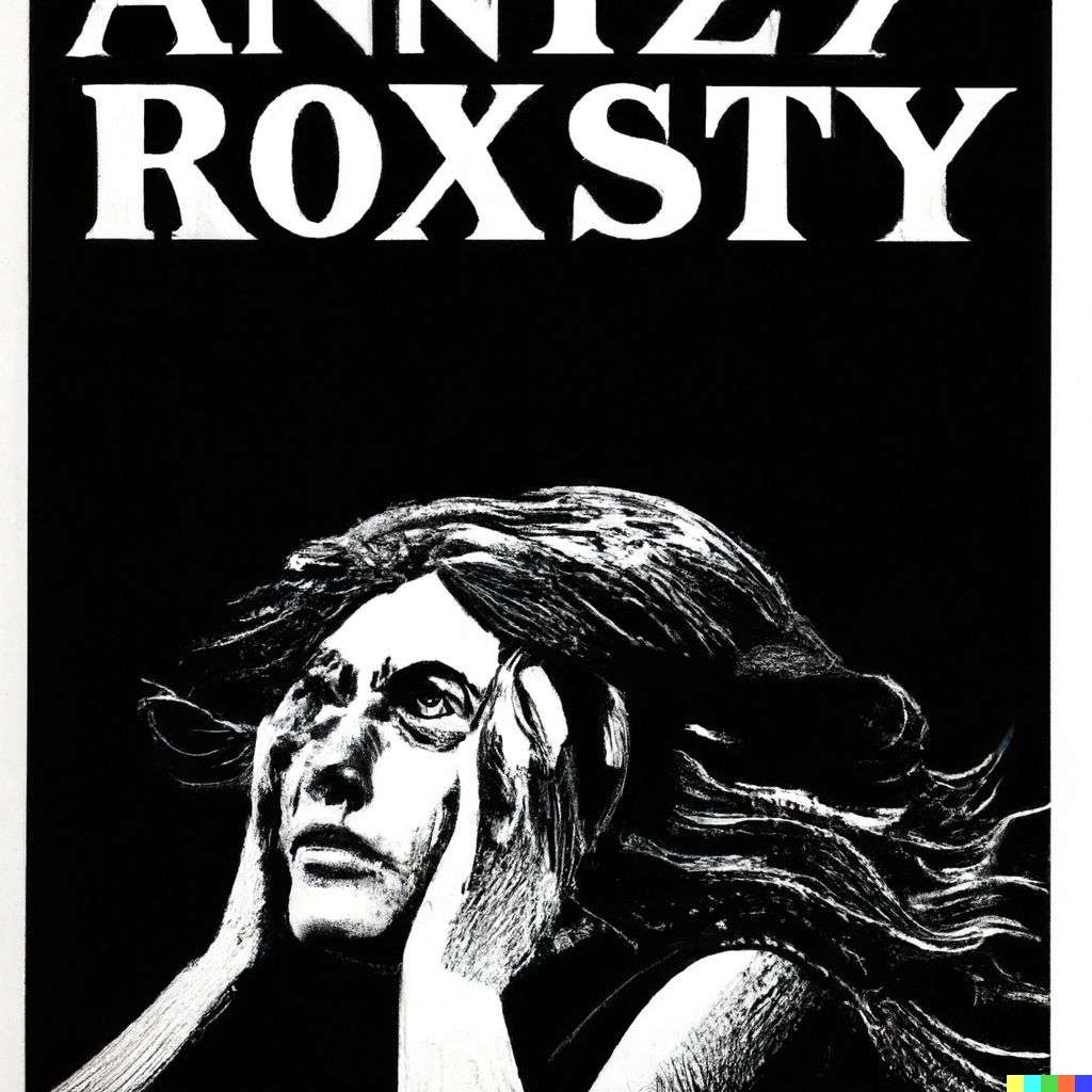 a representation of anxiety, movie poster from the '20s